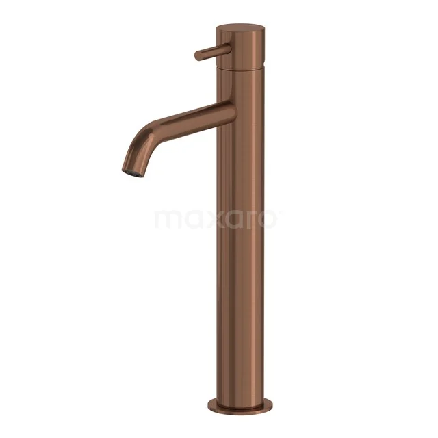 High Basin Tap Radius Copper, Single Lever Mixer Tap, Copper 55.003.581KP