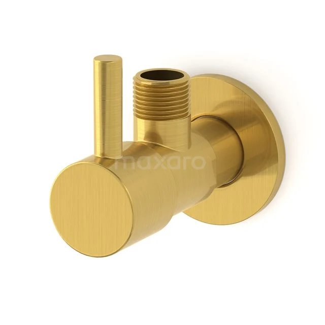 Corner stopcock Radius Gold, Wall-mounted, Gold 99.300.004GG