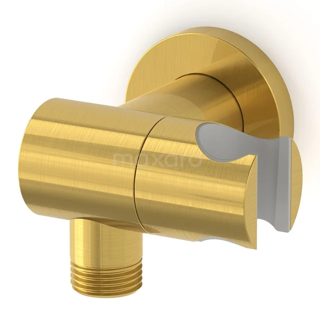 Hand shower holder Radius Gold, Wall-mounted, Adjustable, Gold 55.156.800GGN
