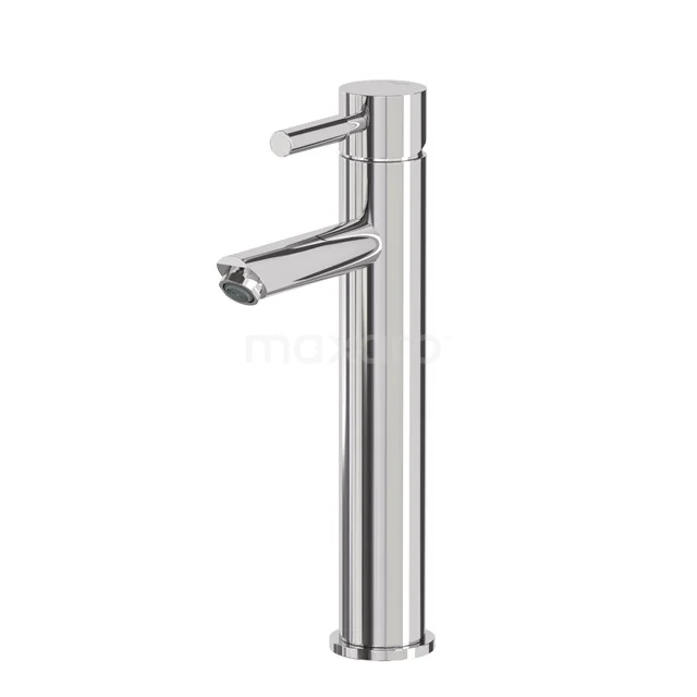 Hoge Wastafelkraan Radius Chrome, Eéngreeps Mengkraan, Chroom 55.003.521N