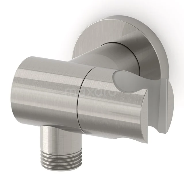 Handbrausehalter Radius Stahl, Wandmontage, verstellbar, Edelstahl 55.156.800BRN