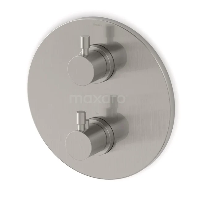Built-in Shower valve Radius Steel, Thermostatic, Stainless steel 55.152.512BRNS