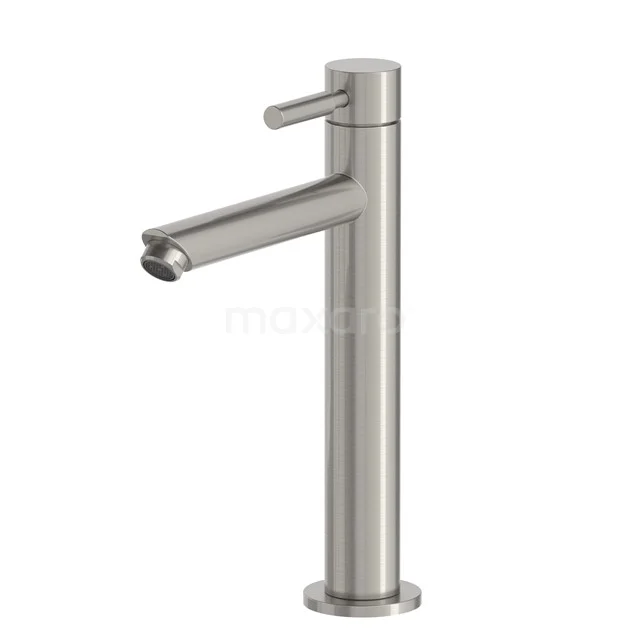 Radius Hohe Waschtischarmatur Aufputz | Edelstahl | Kaltwasserarmatur (für Gäste-WC) 55.004.414BR