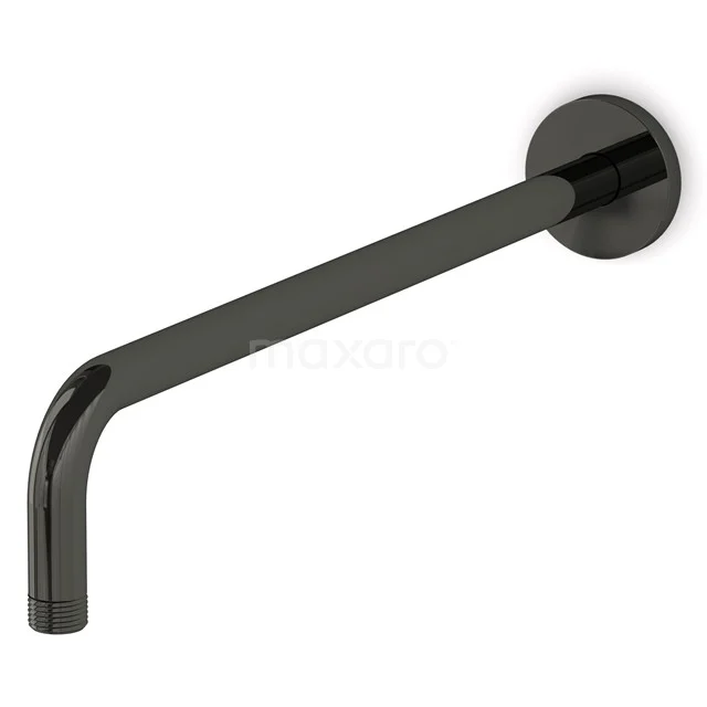 Shower arm Radius Black Chrome, Wall-mounted, Black Chrome 99.350.030BC