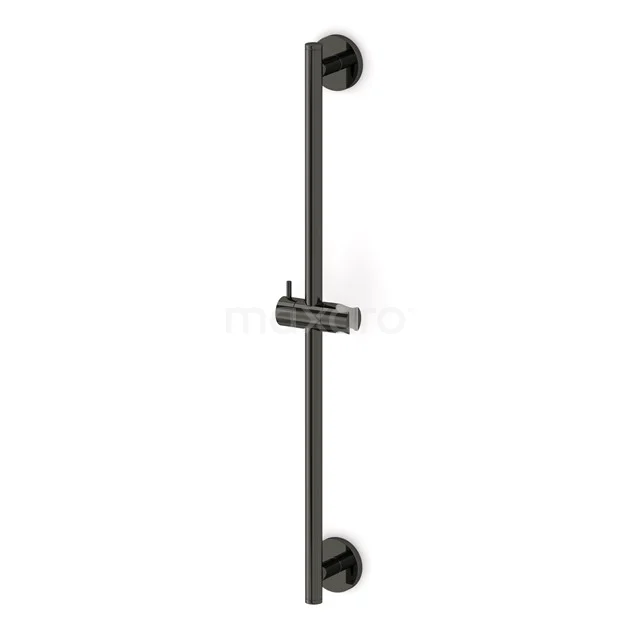 Shower rail Radius Black Chrome, Wall-mounted, Black chrome 99.150.000BCN