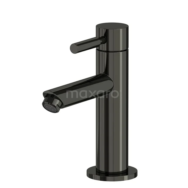Cloakroom tap Radius Black Chrome, Cold water tap, Black chrome 55.004.404BCN