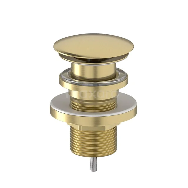 Ablaufstopfen / Ablaufventil Nicht verschließbar Light Gold Round 99.000.704LG