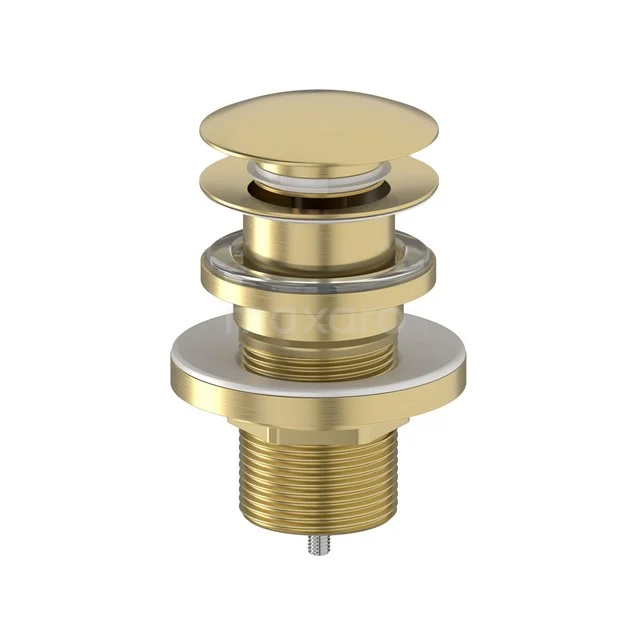 Ablaufstopfen / Ablaufventil abschließbar Light Gold Round 99.000.604LG