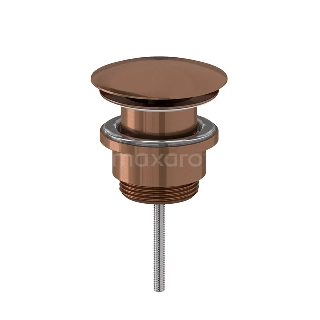 Waste plug Non-closable Copper Round 99.000.504KP