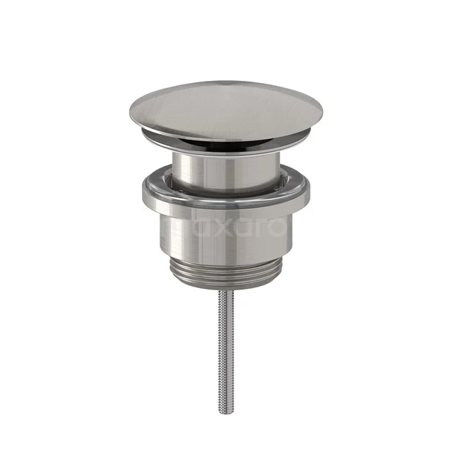 Waste plug Non-closable Stainless steel Round 99.000.504BR