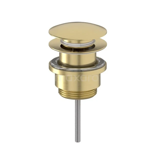 Ablaufstopfen / Ablaufventil abschließbar Light Gold Round 99.000.404LG