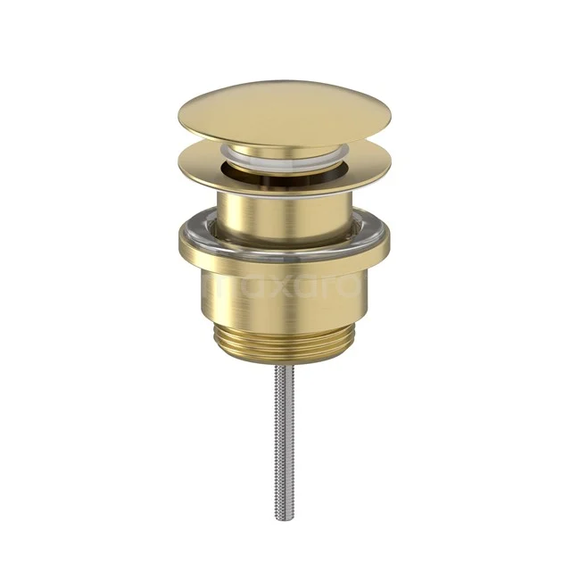Waste plug Lockable Light Gold Round 99.000.404LG