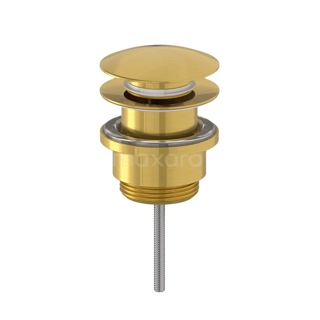 Waste plug Lockable Gold Round 99.000.404GG