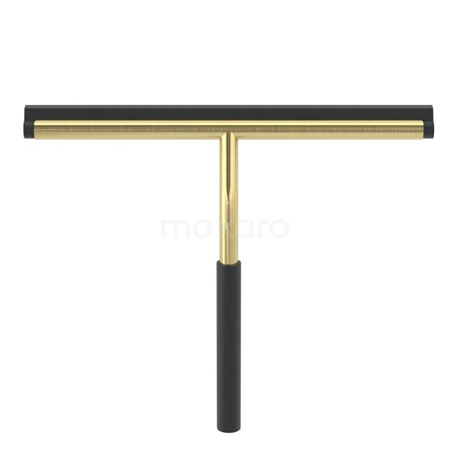 Shower squeegee, Hanging, Glass mount, Light gold 109105LG