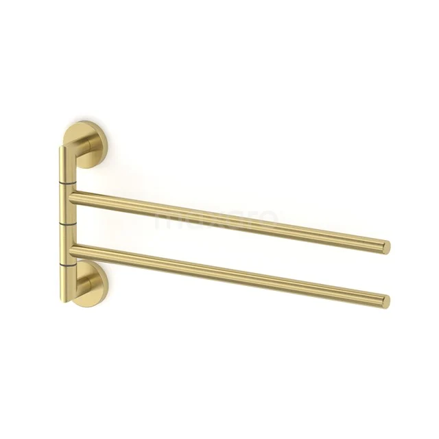 Radius Handtuchhalter | Hellgold | Drehbar 150-0401LG