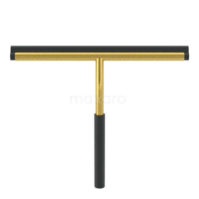 Shower squeegee, Hanging, Glass mount, Gold 109105GG