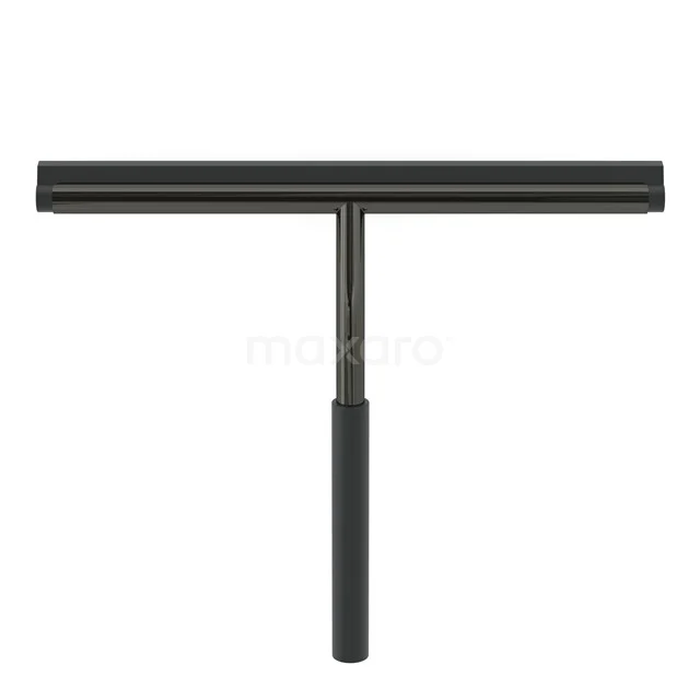 Duschabzieher | Schwarzchrom | Hängend | Glasmontage 109105BC Duschabzieher | Schwarzchrom | Hängend | Glasmontage 109105BC