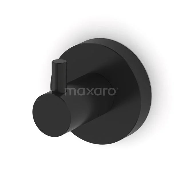 Towel hook Radius Black, Black 150-0602MB