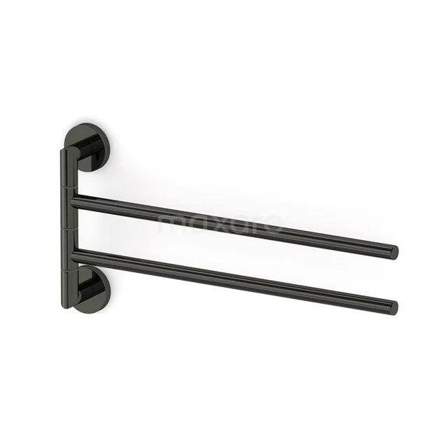 Towel rack Radius Black Chrome, Swivel, Black Chrome 150-0401BC