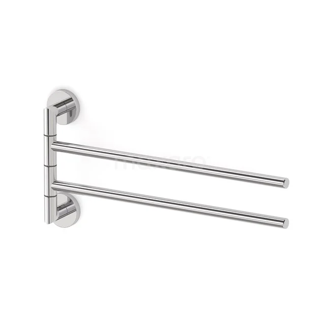 Radius Handtuchhalter | Chrom | schwenkbar 150-0401