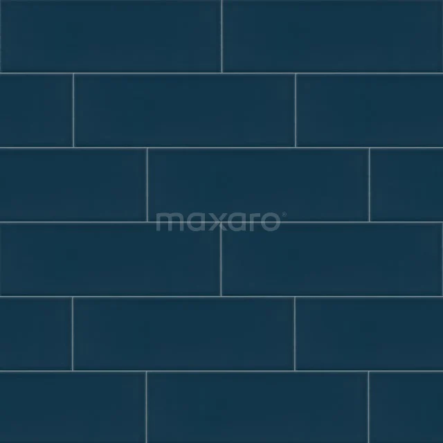 Wandfliese Century Glossy Dark Blue 10x30cm Accent Blue Unrectified 501-120112