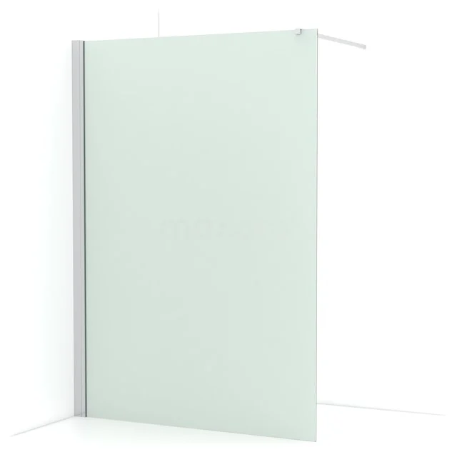 Diamond Walk-in shower | 140 cm Chrome Frosted glass Fixed wall IDA14137C
