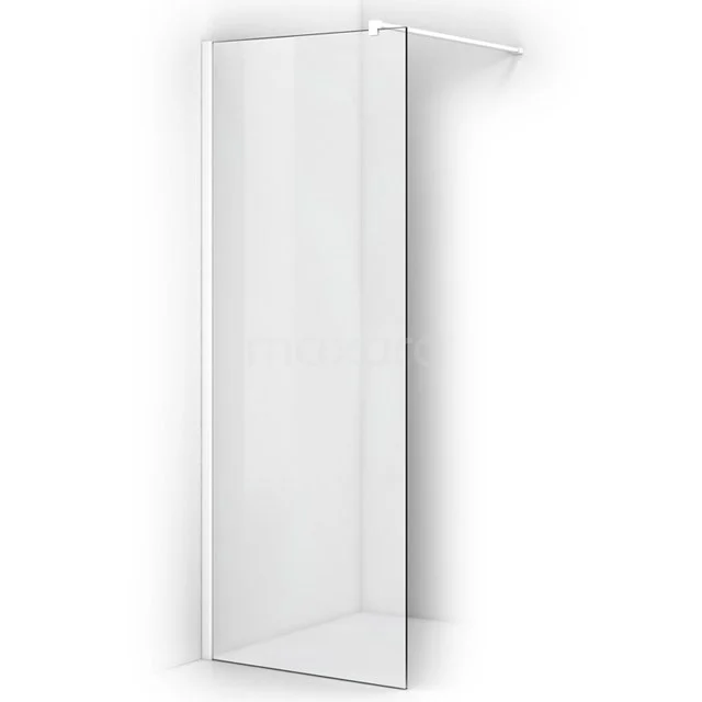 Glass shower screen with aluminium profile, sleek design, perfect as a stylish room divider for a modern bathroom.