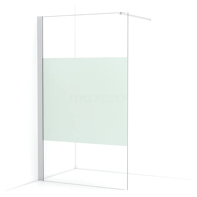 Diamond begehbare Dusche | 110 cm Chrom  Feste Wand IDA11133C