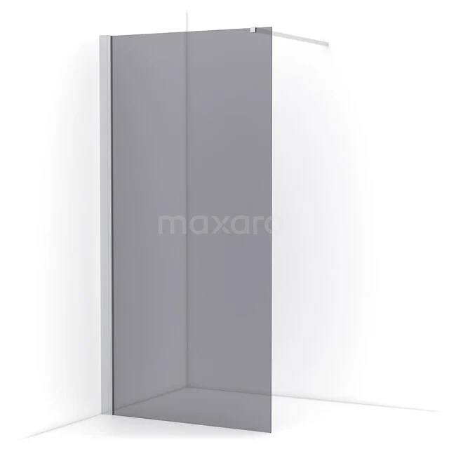 Diamond begehbare Dusche | 90 cm Chrom  Feste Wand IDA09131C
