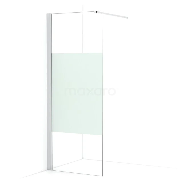 Begehbare Dusche Diamond 80cm aus klarem Sicherheitsglas mit mattiertem Rand Chrom IDA08133C Begehbare Dusche Diamond 80cm aus klarem Sicherheitsglas mit mattiertem Rand Chrom IDA08133C