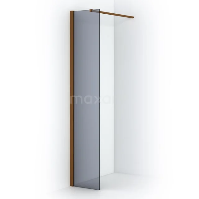 Diamond Inloopdouche | 30 cm Koper Rookglas Vaste wand IDA03111KP