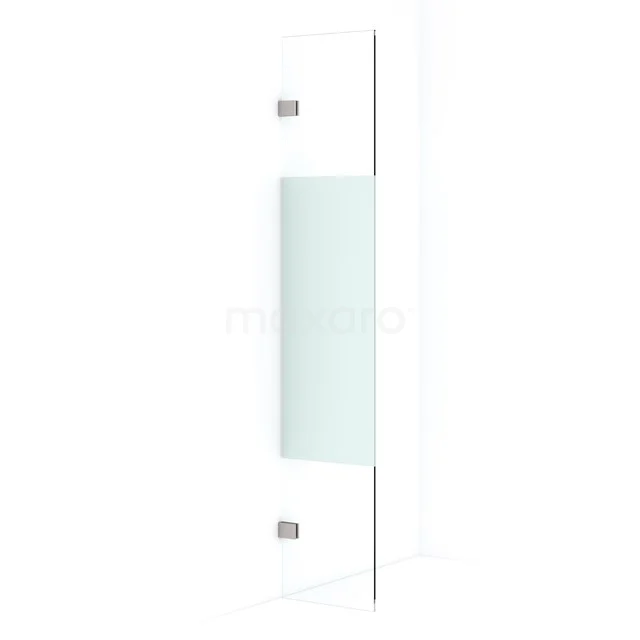 Diamond Inloopdouche | 30 cm Rvs Helder met matte strook Vaste wand IDA03023BR