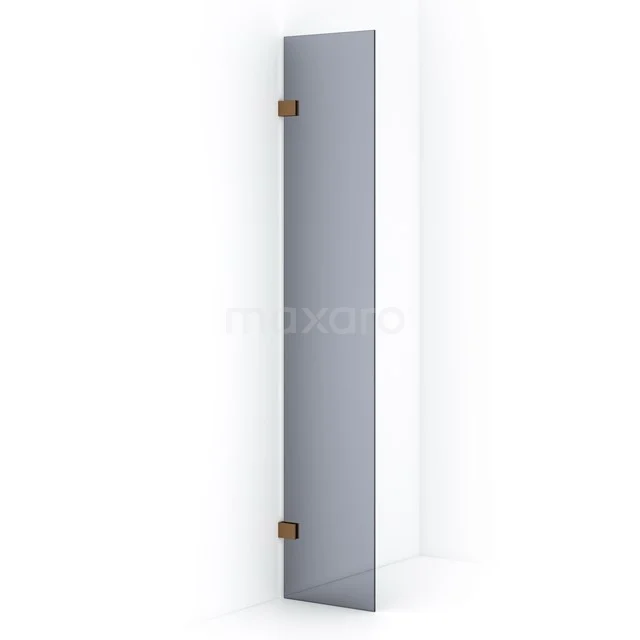 Diamond Inloopdouche | 30 cm Koper Rookglas Vaste wand IDA03021KP