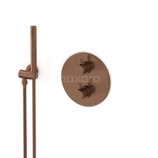 Radius inbouw douchekranenset | Koper Thermostaatkraan met handdouche 1 stand AIK55-00015