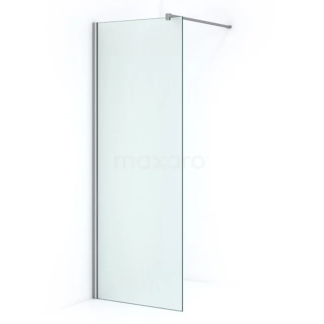 Pearl Inloopdouche | 90 cm Chroom Matglas Vaste wand IPA09307CN | Maxaro