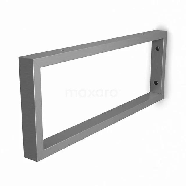 Graue Metall-Einbaunische für das Badezimmer, rechteckiges Design, ideal für Stauraum in Duschbereichen.