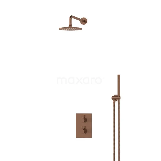Radius Rain shower Built-in | Copper 20 cm Rain shower Thermostatic BIK55-00005