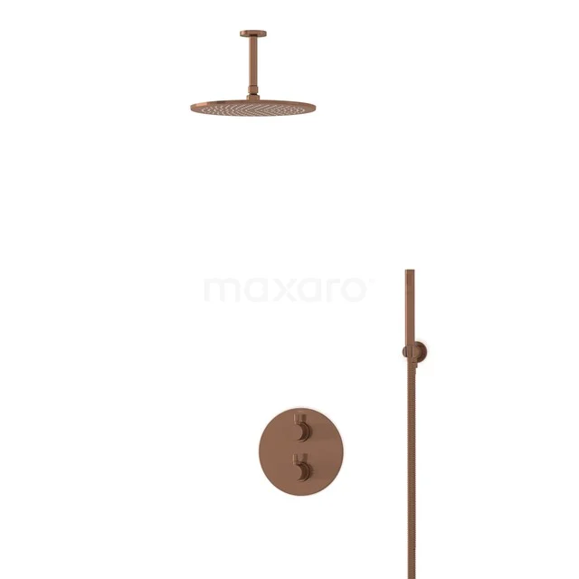Radius Rain shower Built-in | Copper 30 cm Rain shower Thermostatic BIK55-00052