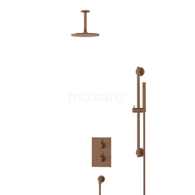 Radius Rain shower Built-in | Copper 20 cm Rain shower Thermostatic BIK55-00065