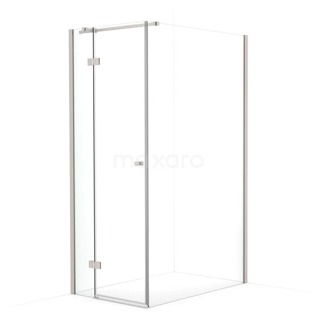 Amber Shower enclosure | 120x80 cm Stainless steel Clear glass Pivot door Rectangle CTB2512310BR