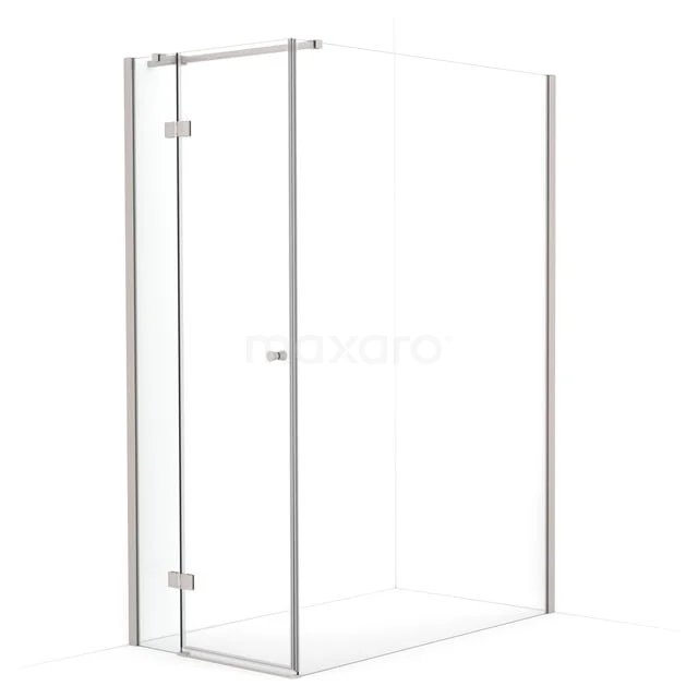 Amber Duschkabine | 130x80 cm Edelstahl Drehtür Rechteck CTB1613310BR