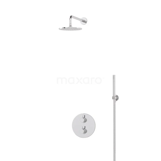 Radius Rain shower Built-in | Chrome 20 cm Rain shower Thermostatic BIC55-00001