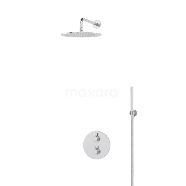 Radius Rain shower Built-in | Chrome 30 cm Rain shower Thermostatic BIC55-00011