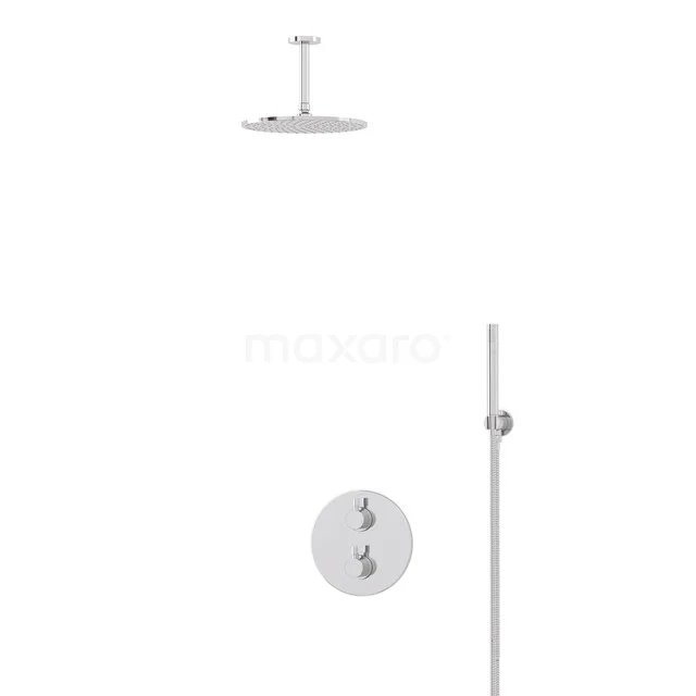 Radius Regenduschen Einbau | Chrom 25 cm Regenduschen Thermostatisch BIC55-00021
