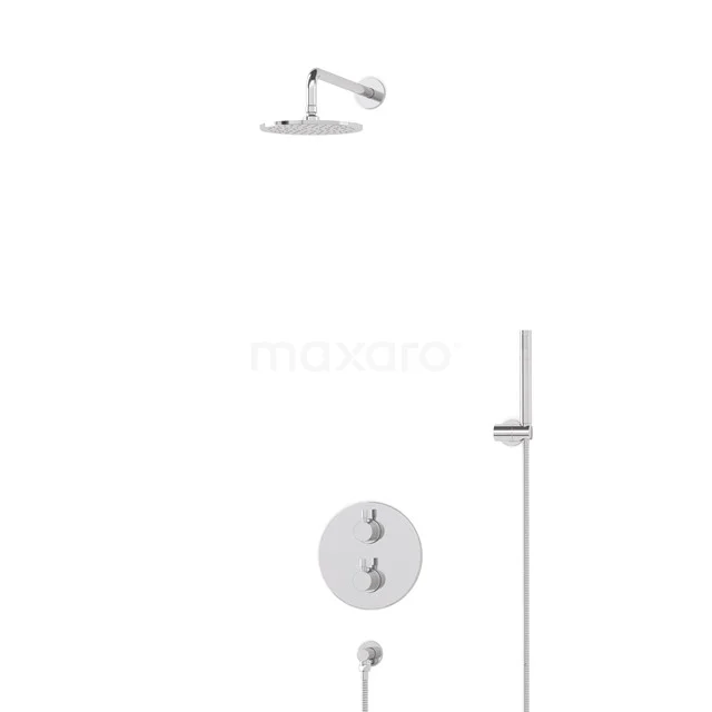 Radius Rain shower Built-in | Chrome 20 cm Rain shower Thermostatic BIC55-00071