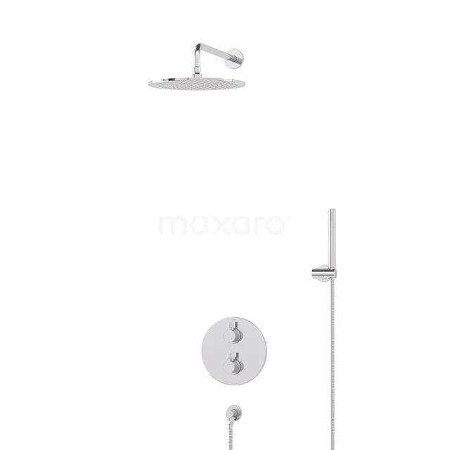 Radius Rain shower Built-in | Chrome 30 cm Rain shower Thermostatic BIC55-00081