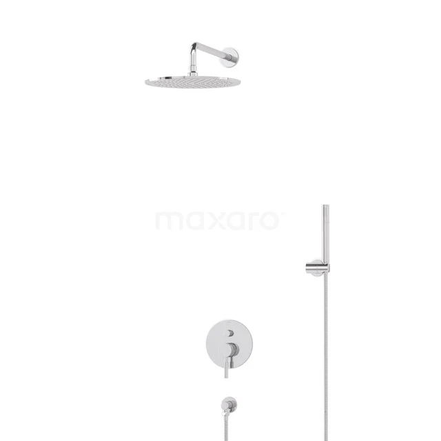 Radius Rain shower Built-in | Chrome 30 cm Rain shower Single lever BIC55-00083