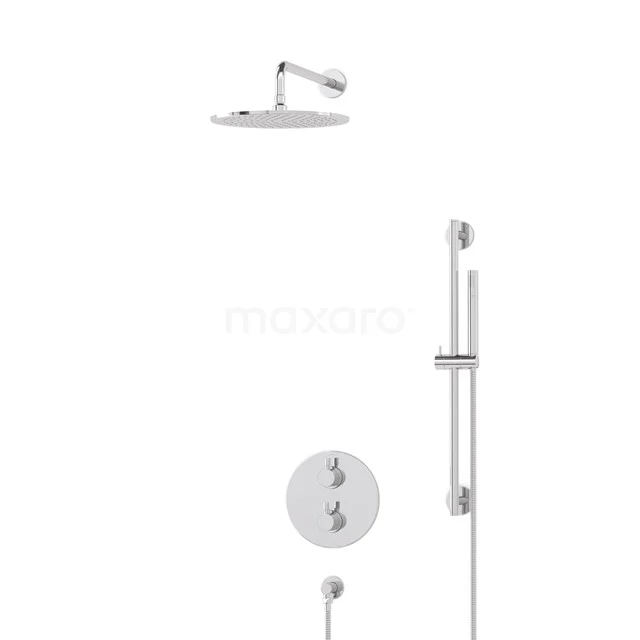 Radius Rain shower Built-in | Chrome 30 cm Rain shower Thermostatic BIC55-00116