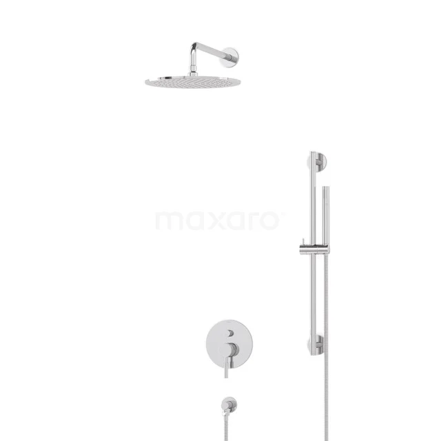 Radius Rain shower Built-in | Chrome 30 cm Rain shower Single lever BIC55-00118