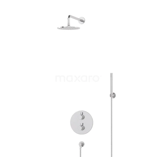Radius Rain shower Built-in | Chrome 20 cm Rain shower Thermostatic BIC55-00141